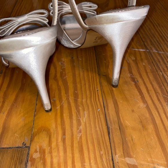 Nina charm bow evening dress sandal lace heel 7 - Picture 4 of 4